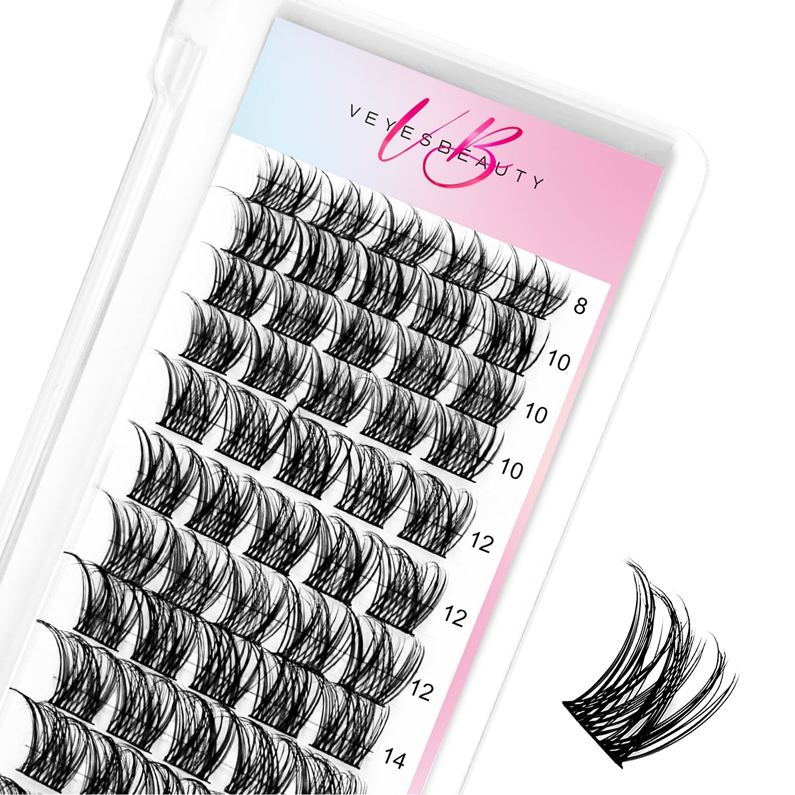Dramatic Cluster Lash - D Curl