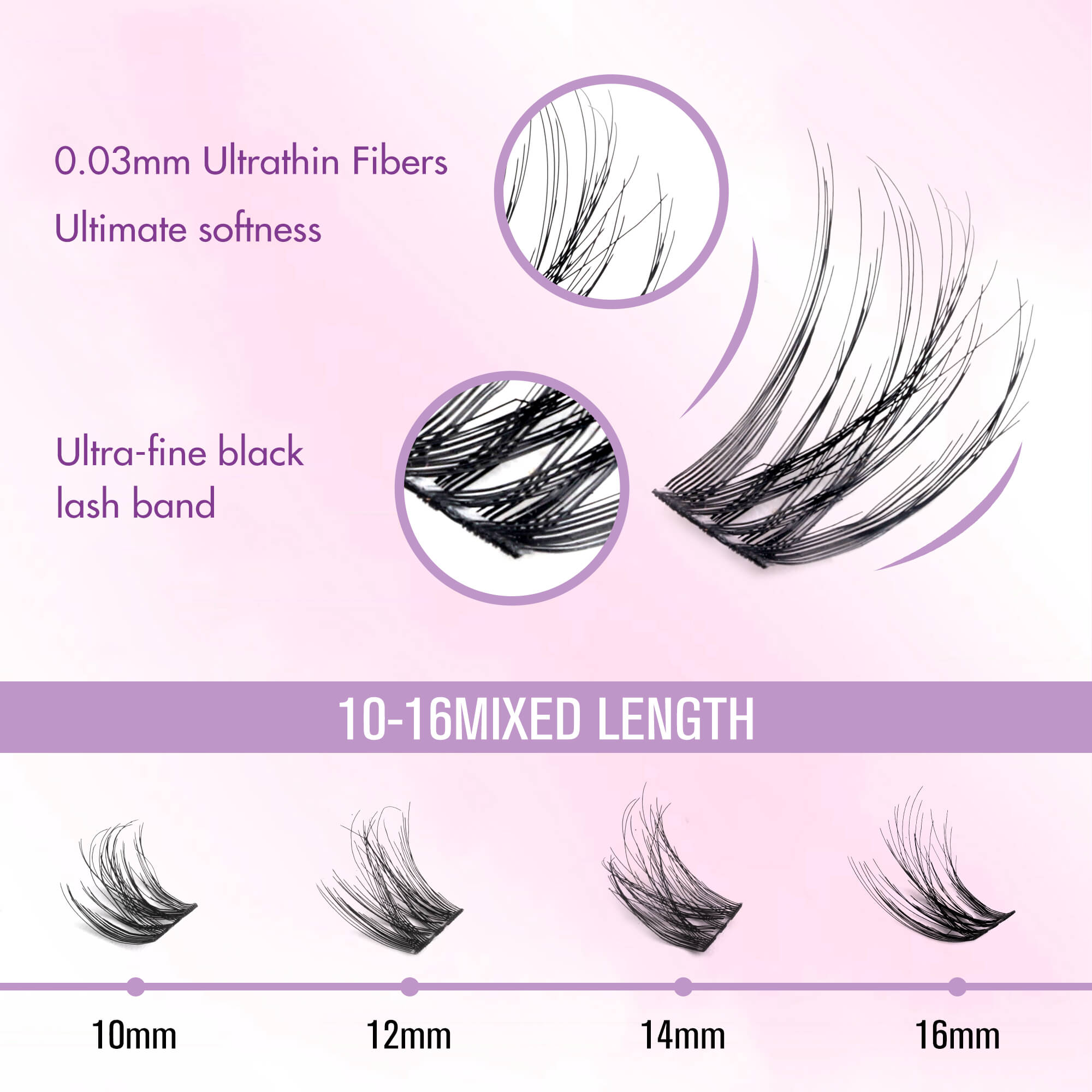 0.03mm Filament Lashes