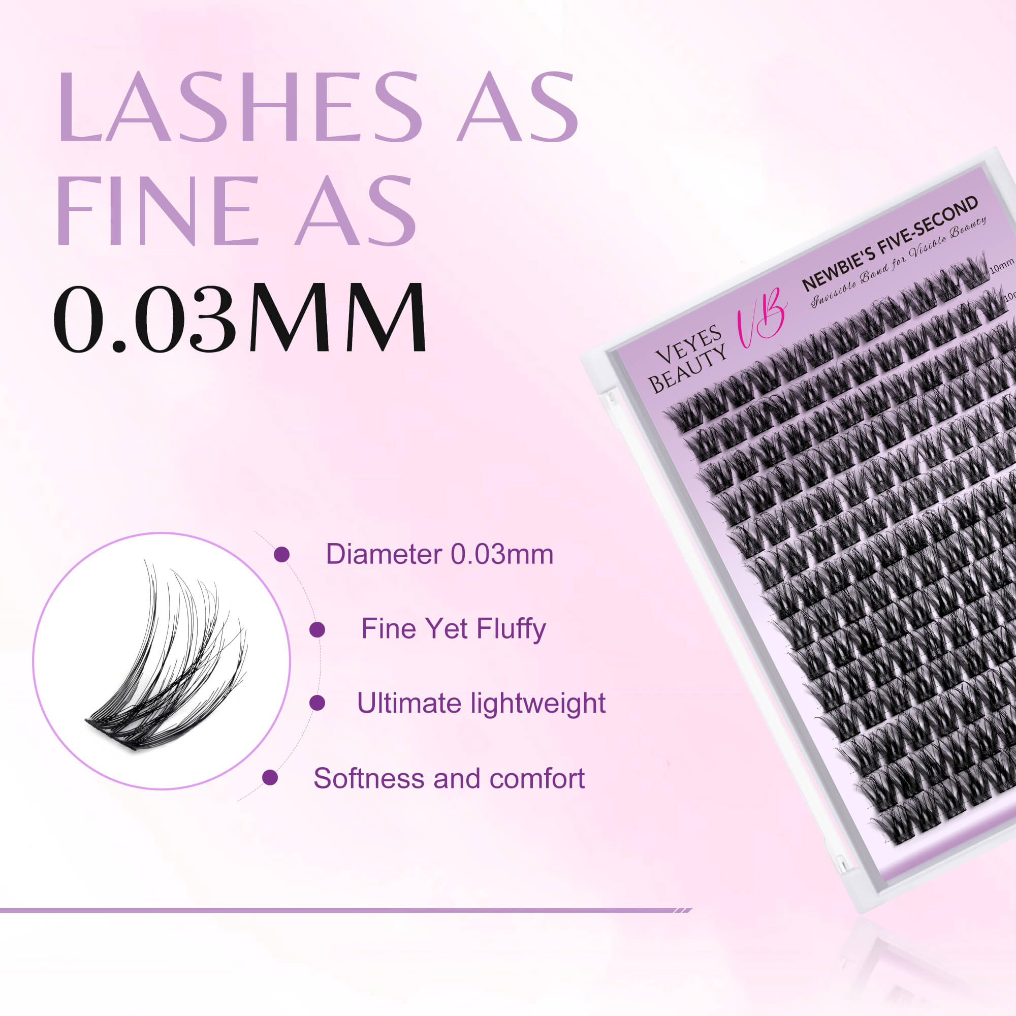 0.03mm Filament Lashes
