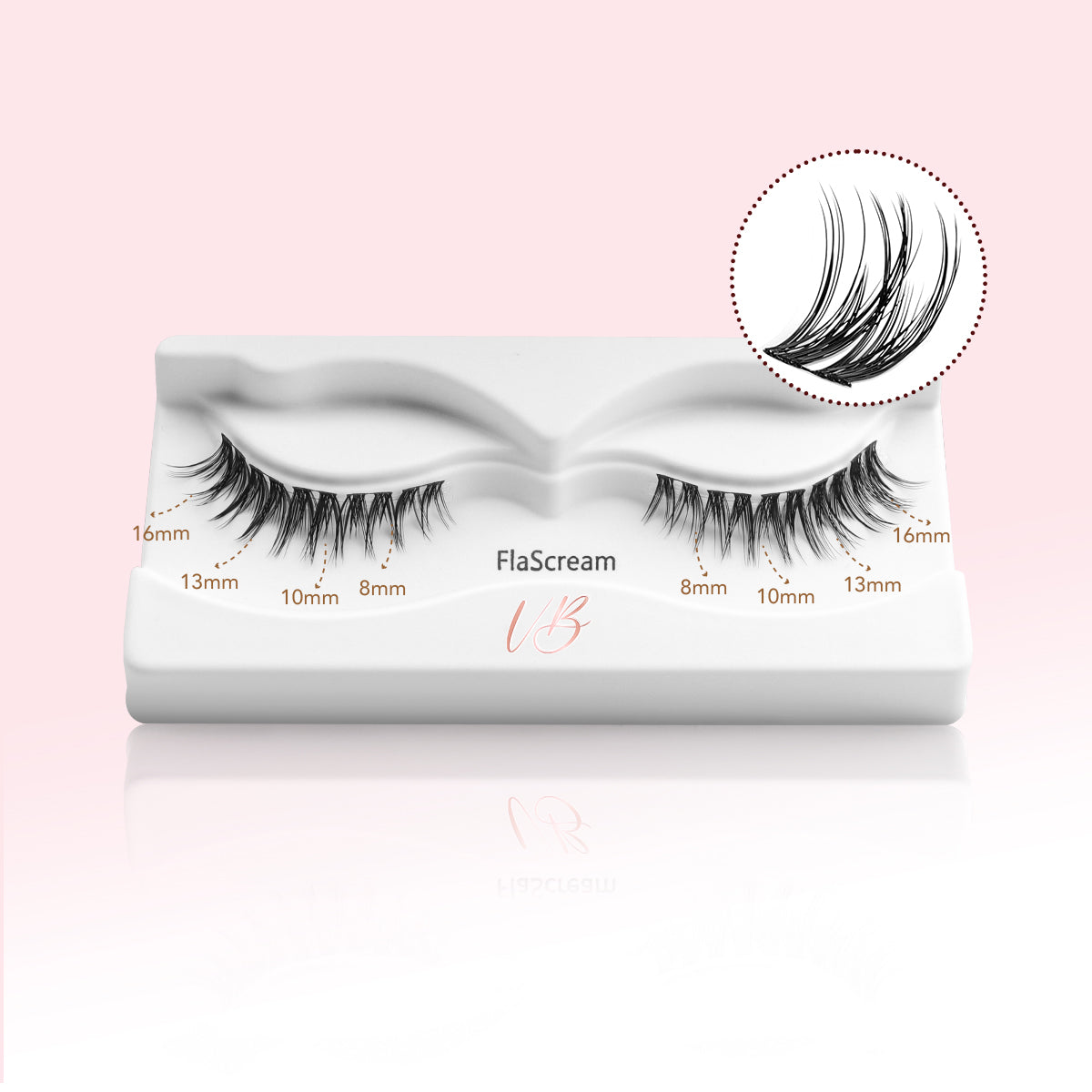 4 Pairs | X Cross 4D Layered Cluster Lashes