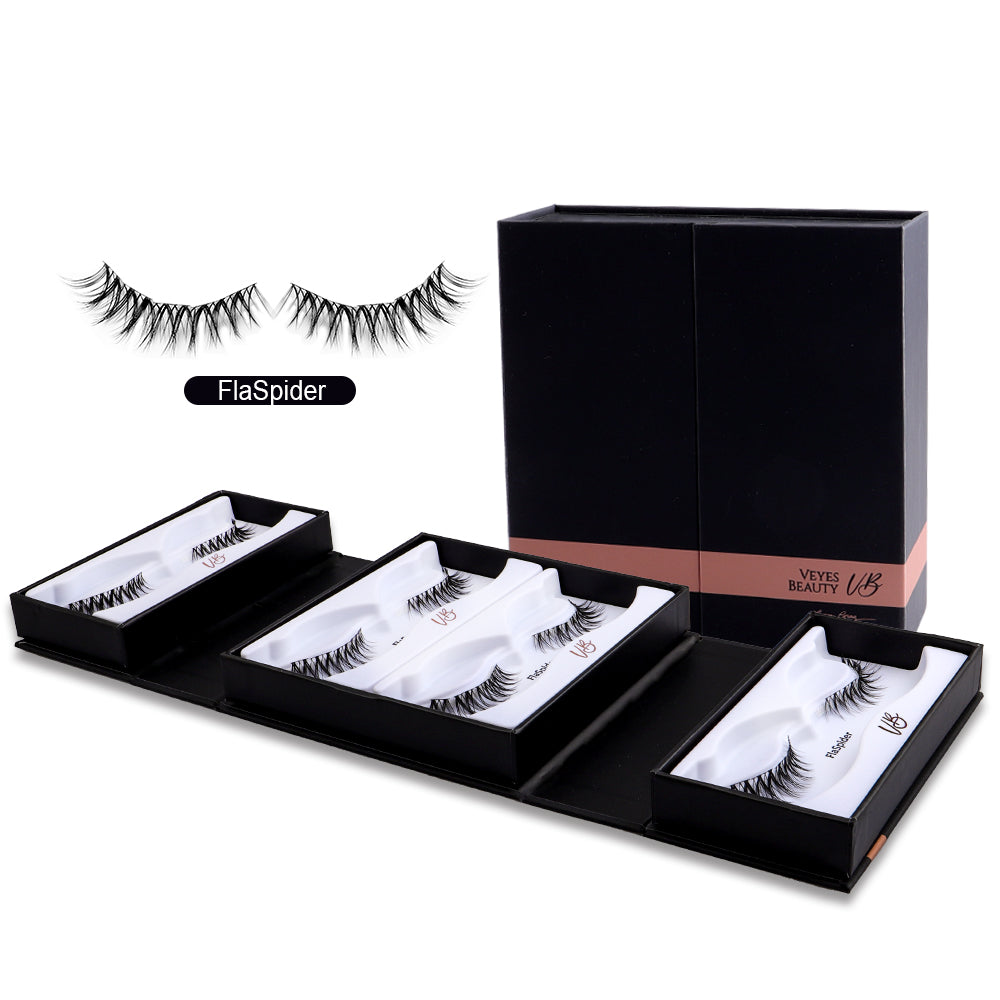 4 Pairs | X Cross 4D Layered Cluster Lashes