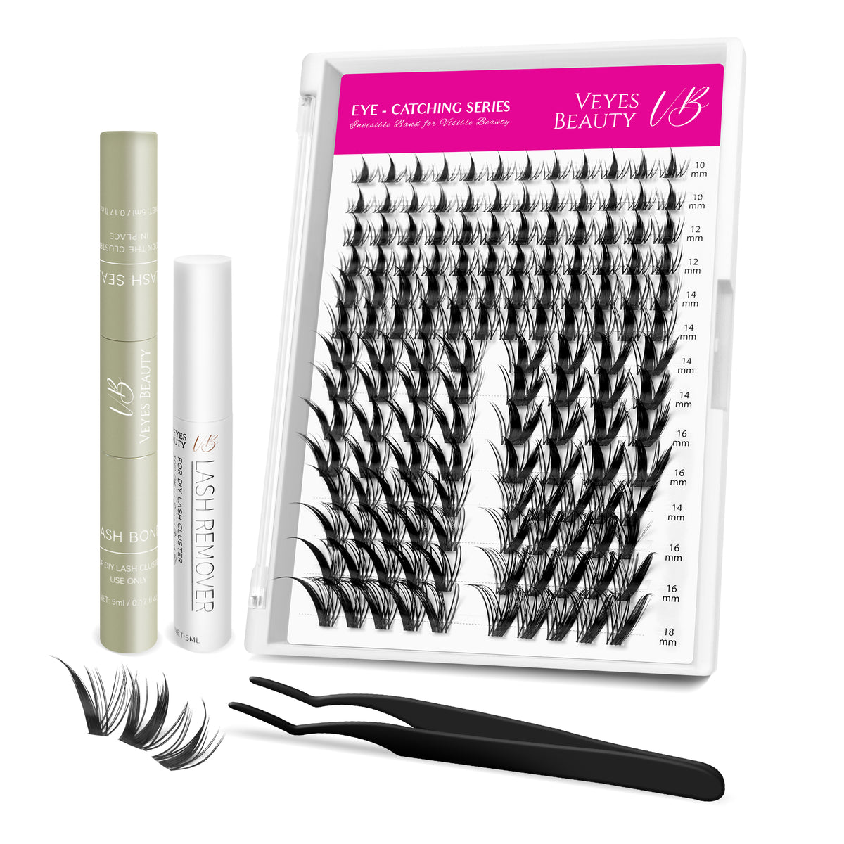 VeyesBeauty Pixiefox Cluster Lashes | Wispy Fox-Eye Anime Volume ...