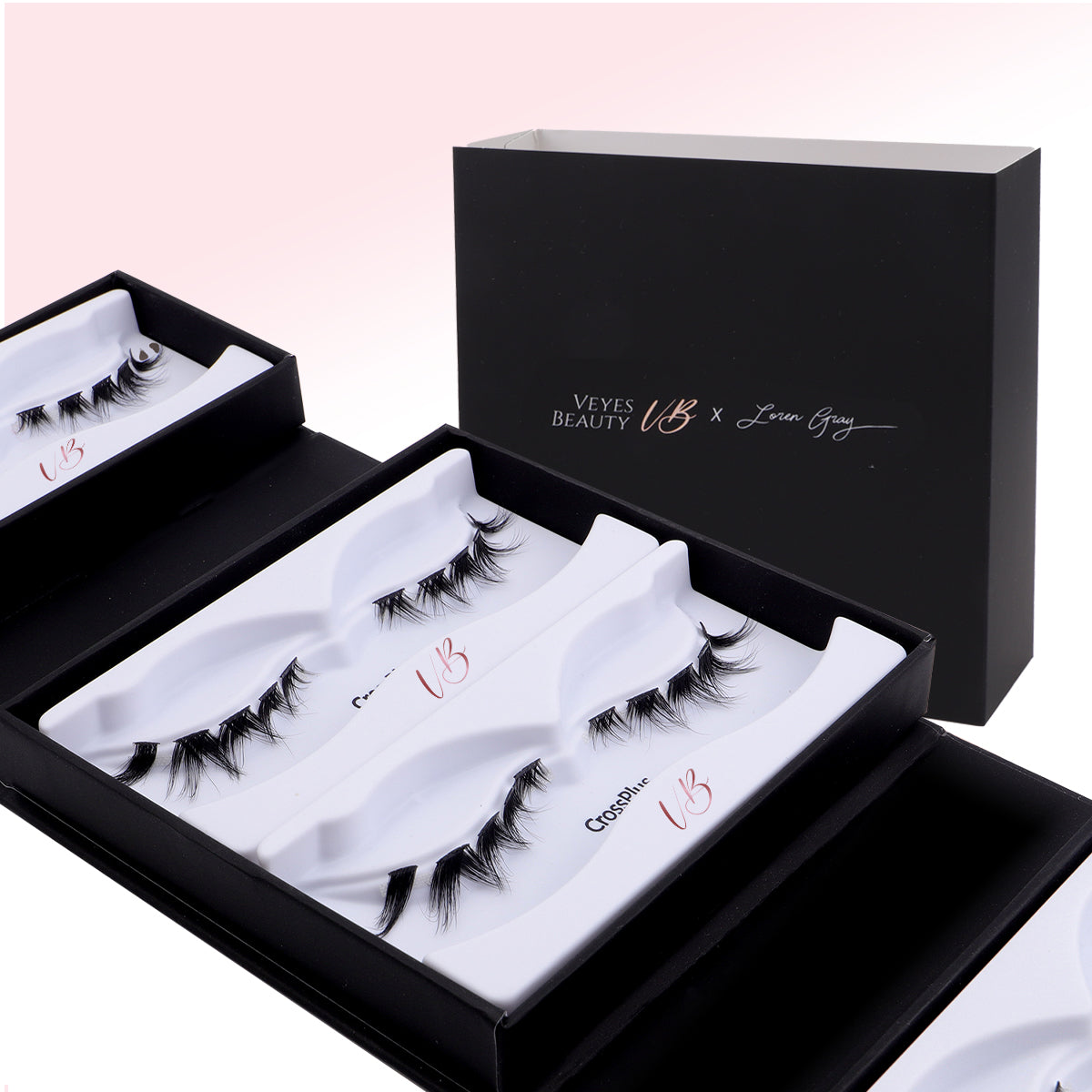 4 Pairs | X Cross 4D Layered Cluster Lashes