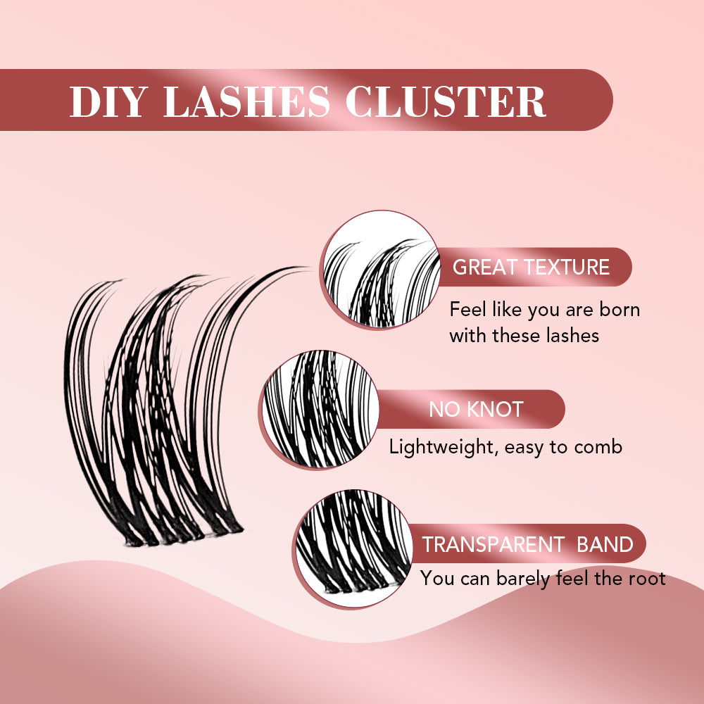 ALL-IN-ONE Lash Clusters | Invisible Band™ Lashes